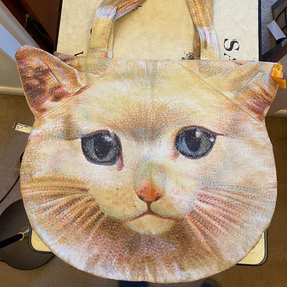 Cat-Theme Tote Bag